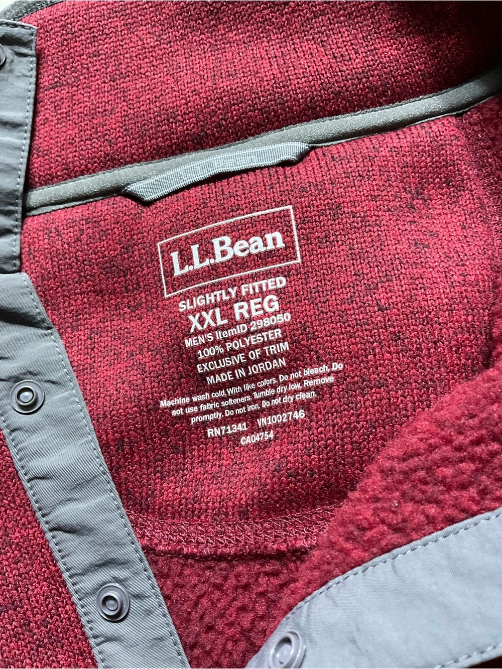 L.L.Bean Sweater Fleece Pullover - Picture 2 of 3